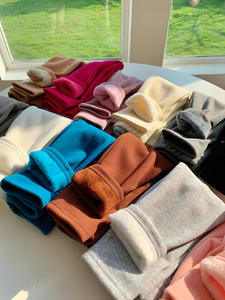 Leggings de invierno de estilo casual para niñas, sólido color caramelo, pantalones cómodos de lana para mantener el calor para niñas pequeñas, <span class=keywords><strong>niños</strong></span> - Product Image 3