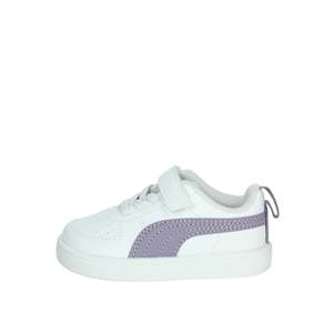 Zapatillas Deportivas Puma para Niña, Color Blanco y Morado, Talla 21, con Cordones, Suela de Goma Acolchada - Product Image 1