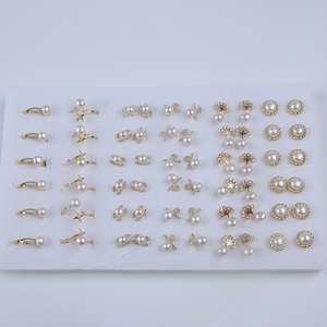 Anting & Cincin Mutiara Air Tawar 7-8mm - Perhiasan Multi-Gaya Langsung dari Produsen untuk Wanita, Anting Fashion - Product Image 2