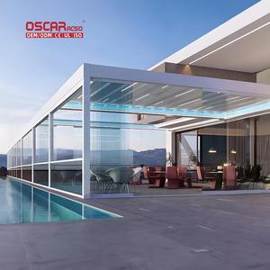 Toldo Acrílico Retráctil Motorizado <span class=keywords><strong>con</strong></span> Luz Led Patio Jardín Balcón Pérgola Retráctil - Product Image 3