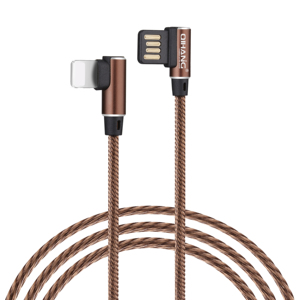 Codo 3a para Iphone tipo C Micro DE Nylon trenzada de carga de datos de cargador rápido <span class=keywords><strong>juego</strong></span> de 90 grados Usb Cable - Product Image 6