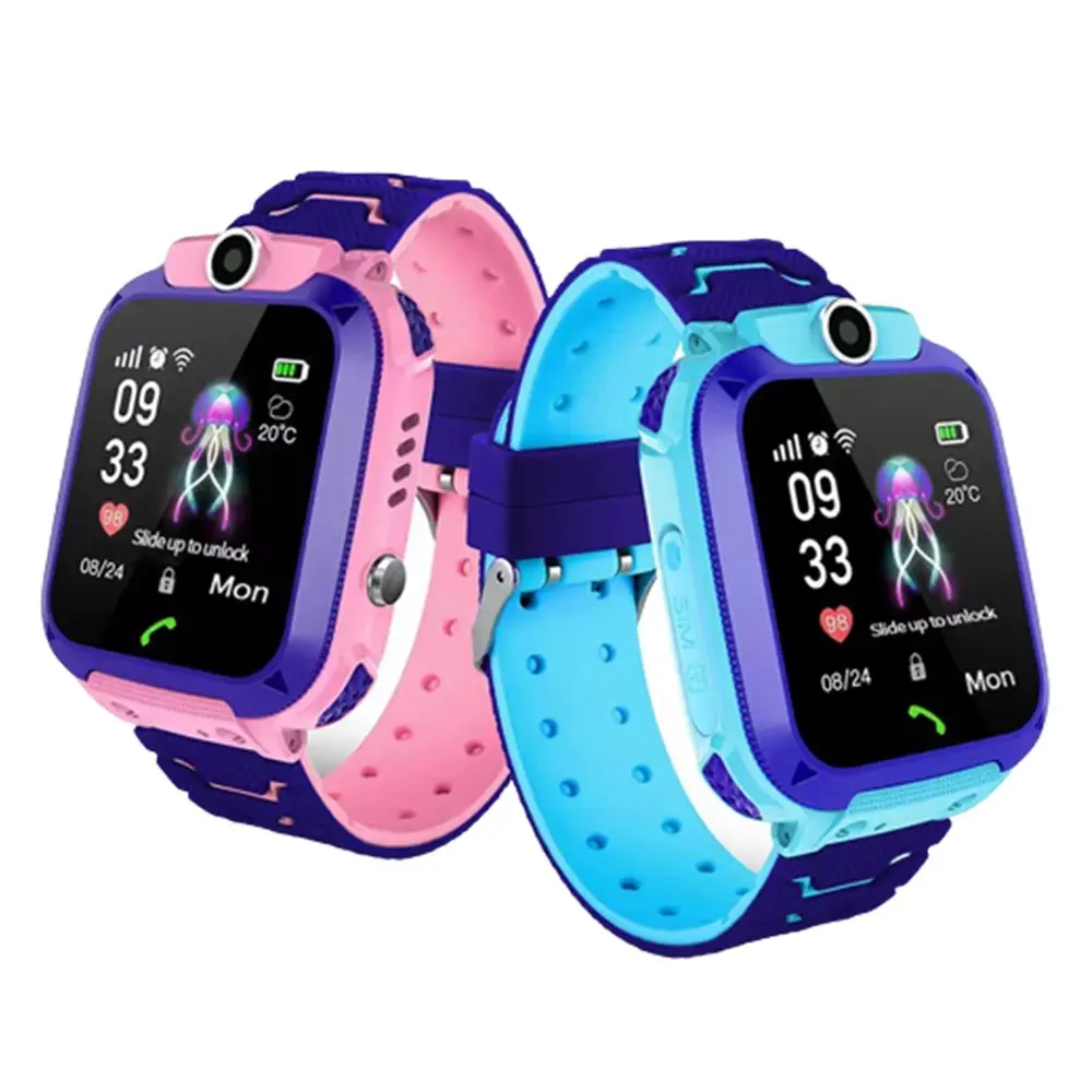 Q12 ילדי של חכם שעון SOS טלפון שעון Smartwatch עבור ילדים עם ה-sim כרטיס שעון שיחת מיקום Tracker שעון IOS אנדרואיד