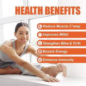 Oem calcio <span class=keywords><strong>magnesio</strong></span> <span class=keywords><strong>zinc</strong></span> gomitas suplemento 500mg cuidado de la salud complejo <span class=keywords><strong>magnesio</strong></span> gomitas - Product Image 5