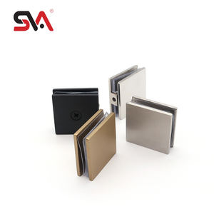 SVA-008A สิงค์ติด 0 องศา 50*50 มม.สแตนเลสเฟอร์นิเจอร์ตู้ชั้นวางแก้วสนับสนุนฝักบัวบาน<span class=keywords><strong>เลื่อน</strong></span><span class=keywords><strong>ประตู</strong></span><span class=keywords><strong>กระจก</strong></span> CLAMP - Product Image 1