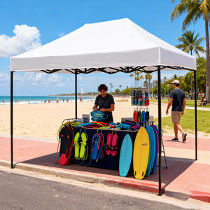 Carpa Plegable Cuadrada de PVC con Camuflaje, Personalizable con Logotipo, Impermeable, Resistente al Fuego, Duradera, de Una Sola Capa, con Poste de Acero, para 2 Personas, para Todo Tipo de Comercio - Product Image 1