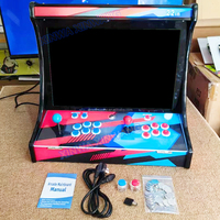 Machine d'arcade Pandora Saga DX Plus 22 pouces Bartop Mini Joystick 1280p HD LCD pour divertissement en langue anglaise parent-enfant