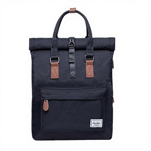 Sac à dos de marque imperméable en polyester avec port USB, durable, unisexe, pour la randonnée, le travail, l'ordinateur, les étudiants - Product Image 2