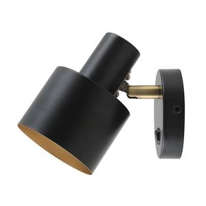 Applique da parete 1xE27 nera, design moderno, ideale per illuminazione interna e arredamento decorativo. - Product Image 2