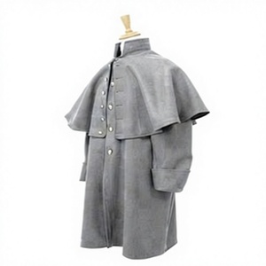 Manteau long pour homme 100 % laine, style vintage, double boutonnage, manches longues, vêtement d'extérieur formel, personnalisable OEM - Product Image 3