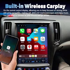 Pantalla IPS Android de 12.1 Pulgadas para Infiniti G25 G35 G37 Q60S 2006-2014, Reproductor Multimedia con Carplay Inalámbrico, Radio para Auto, Reproductor de Video, GPS - Product Image 2