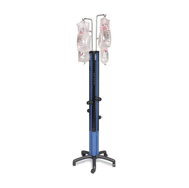 Howell Medical Lift Assist lV Pole with Five Leg Base High End Mechanical Adjusted IV Pole Hospital Furniture