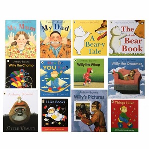 Set de 12 Libros Originales <span class=keywords><strong>en</strong></span> Inglés de Anthony Browne, Libros Ilustrados Recomendados por Wu Minlan, Funcionalidad de Lectura <span class=keywords><strong>en</strong></span> <span class=keywords><strong>Voz</strong></span> <span class=keywords><strong>Alta</strong></span> - Product Image 5