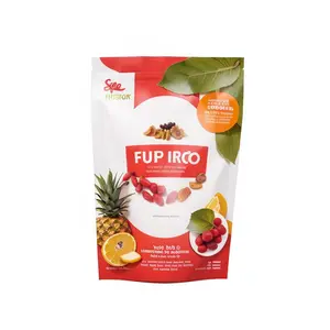 Großhandel kundendefiniertes Logo Plastiktüten Packungsbeutel für Snack Mango getrocknete Frucht Trockenfutterverpackungsbeutel