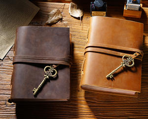 手作り本革ユニセックスヴィンテージパスポートカバー旅行用耐久性のある盗難防止 & 防水証明書バッグ - Product Image 4