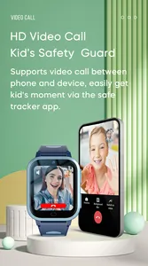 สมาร์ทวอทช์กันน้ำ IP67 4G ตัวติดตาม WiFi GPS ค้นหาเด็กควบคุมระยะไกลกล้องวิดีโอคอลแอนดรอยด์ A73E - Product Image 6