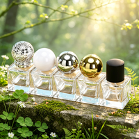 Artisan Premium Glasfabrik Maßgefertigte Luxuriöse Quadratische Kristallglas-Rollerflasche Versiegelte Parfümflasche 30ml/50ml/100ml Flasche