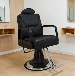 Sillón de Barbero Reclinable de Metal DM, Superventas, Bomba Hidráulica de Alta Resistencia, Rotación de 360 Grados, Altura Ajustable, para Sala de Estar u Hospital - Product Image 1