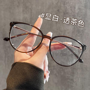 Gafas de Ojo de Gato Estilo Coreano para Mujer, Modelo 8172, Montura TR90, Protección Contra Luz Azul, Lentes de PC de Tamaño Mediano, Origen Danyang - Product Image 1