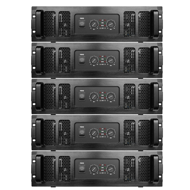 SONO CH-3013 Professional 1300W 3U Rack Mount Power Amplifier 8 Ohm High Fidelity for Live Concert Party Sound System