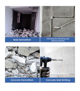 800W <strong>26mm</strong> <strong>Hammer</strong> Drill Machine 3 Functions <strong>Rotary</strong> <strong>Hammer</strong>, Demolition <strong>Hammer</strong>, Drill Power Source Electric Professional Grade 220V - Product Image 6