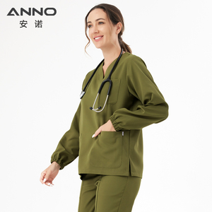 Uniforme médico UltraSoft Serenity Scrubwear Recién llegado Manga larga Usable en otoño e invierno - Product Image 1
