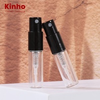 Vente en gros de flacons de parfum vides rechargeables de 2 ml, 3 ml, 5 ml, 10 ml, petits flacons de parfum de voyage, flacons de parfum en verre fins pour échantillons