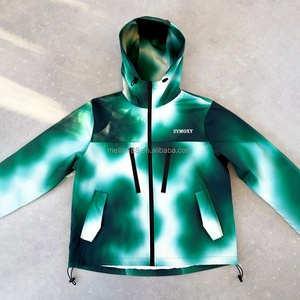 Windbreaker <b>Jacket</b> <b>Men</b> Fashion Custom All Pattern Digital Print Design Nylon Zip up Coat Windproof Waterproof Windbreaker <b>Jacket</b> - Product Image 1