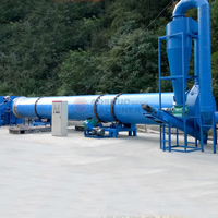 Séchoir rotatif pour sciure de bois Équipement de séchage industriel pour biomasse Séchoir à tambour rotatif pour compost de fumier