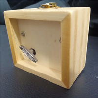Boîte à musique en bois à remonter avec logo personnalisé, mille et une mélodies, en gros, cadeaux de mariage pour invités