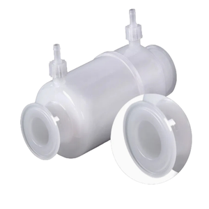 Excellent filtre de capsule de membrane hydrophobe de la porosité 0.2um PTFE avec le connecteur de <span class=keywords><strong>1</strong></span>/2 "NPT pour la filtration stérile d'air comprimé - Product Image 2