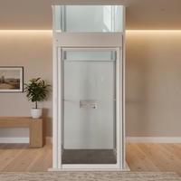 Mini-ascenseur électrique domestique pour 2, 3, 4 ou 5 étages, ascenseur extérieur pour maison, pour une seule personne