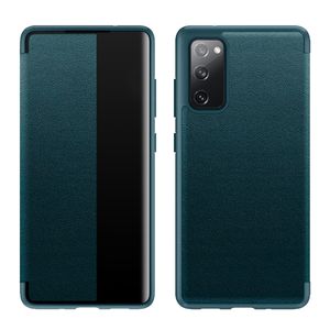 Per Samsung <span class=keywords><strong>Galaxy</strong></span> <span class=keywords><strong>S20</strong></span> <span class=keywords><strong>FE</strong></span> finestra laterale <span class=keywords><strong>custodia</strong></span> in pelle ribaltabile orizzontale antiurto - Product Image 1