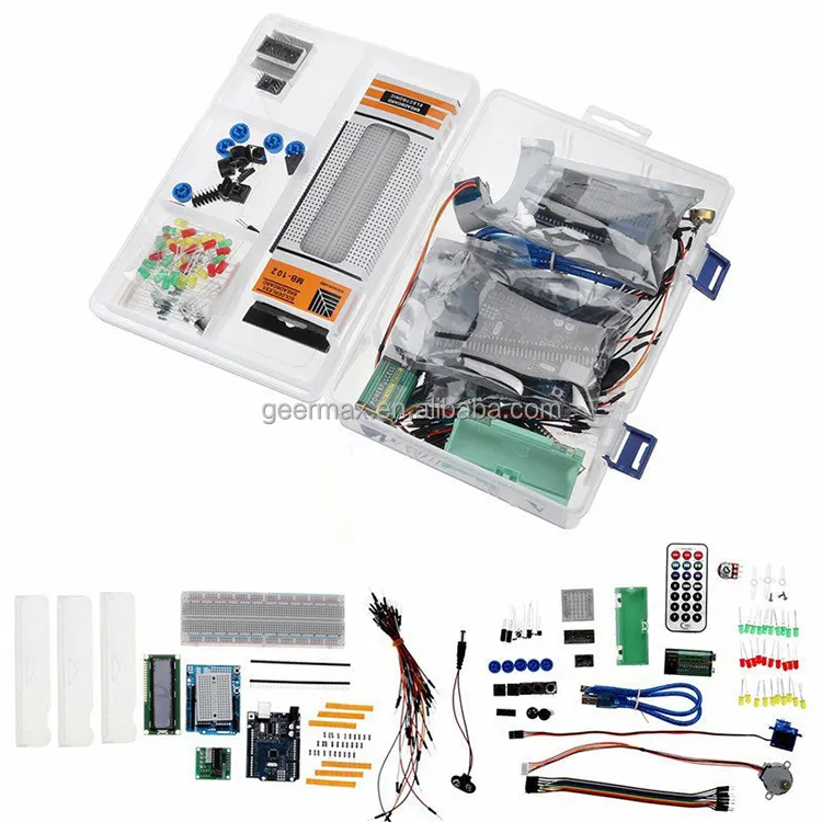 Venta caliente RFID Kit R3 Motor paso a paso Introducción Estudiante Aprendizaje Suite Actualización Placa DE DESARROLLO Kits de inicio