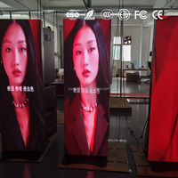 Affichage publicitaire LED imperméable IP65 FutureX pour l'extérieur, signalisation numérique portable, panneau d'affichage mobile pliable