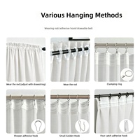 Bolsas de Tela de Poliéster para Cortinas, Estilo Moderno, Diseño Multifuncional con Cordón, Adecuado para Cortinas