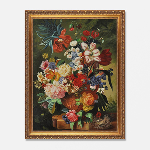 Reproducciones <span class=keywords><strong>de</strong></span> <span class=keywords><strong>Arte</strong></span> <span class=keywords><strong>Barroco</strong></span> Hechas a Mano al por Mayor, Pinturas Clásicas <span class=keywords><strong>de</strong></span> Flores - Product Image 5