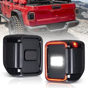 Luces traseras LED para Jeep Gladiator JT con lente ahumada, 12V, actualización de reequipamiento para modelos 2020-2021 - Product Image 1