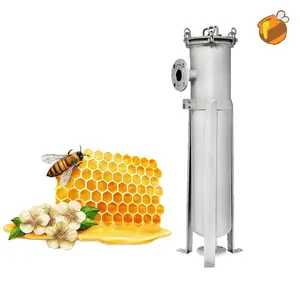 Honey processing bag filter housing with diameter 4inches * length 14 inches filter bag for honey filter