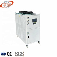 Refroidisseur d'eau industriel à air refroidi Honeywell R32/R407C/R404A/R134A, système 3 tonnes, glycol
