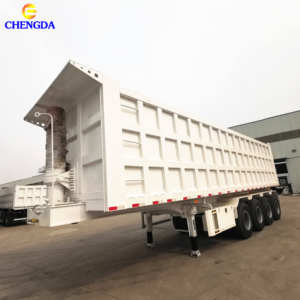 Semi-<span class=keywords><strong>remorque</strong></span> benne basculante latérale hydraulique 4 essieux robuste <span class=keywords><strong>de</strong></span> 50 à 70 tonnes à vendre - Product Image 5