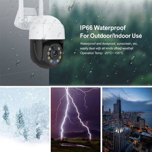 Kamera Wifi <span class=keywords><strong>Mini</strong></span> Keamanan Rumah Terbaru Hemat Biaya Tahan Air 3.0MP Lampu Ganda PST-C18B-3MP - Product Image 6