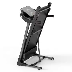 Mini cinta de correr eléctrica de capacidad de 400lb, escritorio, portátil, plegable, para correr en casa, máquina para caminar, capacidad de 300LB, mango inclinado - Product Image 2