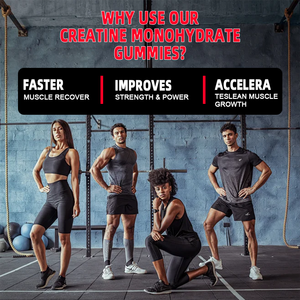 Gummies de créatine monohydrate OEM/ODM pour hommes et femmes, compléments nutritionnels sportifs à marque privée, populaires sur TK/Amazon - Product Image 4