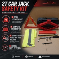 Cric ciseaux mécanique 2 tonnes à manivelle pour voiture, kit d'urgence pour réparation de pneus pour berline, SUV, MPV