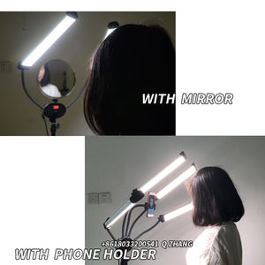 Équipement de salon de beauté Led bras lumière téléphone vidéo anneau lampe 80W photographie lampe avec trépied pour <span class=keywords><strong>Tik</strong></span> <span class=keywords><strong>Tok</strong></span> maquillage Youtube FX-800 - Product Image 3