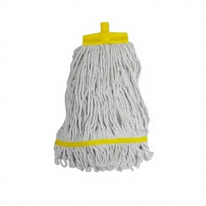 Free Sample China Wholesale Chuangjie CJ-15 Wet Strip Cotton Mop Head Replacement Floor Cleaning Accessories Looped Looped - Product Image 3