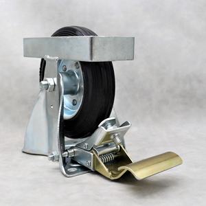 S-S Fix Industrial <span class=keywords><strong>Caster</strong></span> 160 200 mm Gummi rad mit Bremse und Zehen schutz - Product Image 2