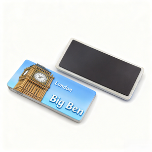Imán de Resina para Refrigerador con Diseño de Paisaje Rural, Hecho a Mano, Regalo de Viaje - Product Image 5