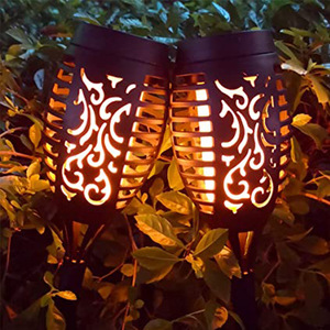 Lámpara Solar con Efecto de Llama Xinhuiyuan, Luz de Jardín para Exteriores, 7 Colores Cambiantes, Blanco Cálido, Azul, Violeta, Iluminación LED para Paisajes - Product Image 2
