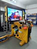 Console de jeu vidéo de tir à deux joueurs avec écran de 55 pouces, fonctionnant à monnayeur, pour salle de jeux commerciale intérieure (FEC)